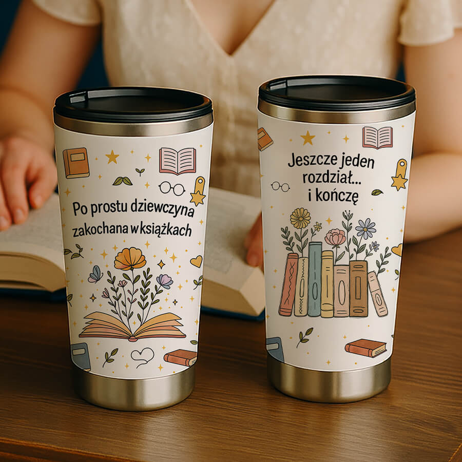 Kubek termiczny dla Miłośników Książek