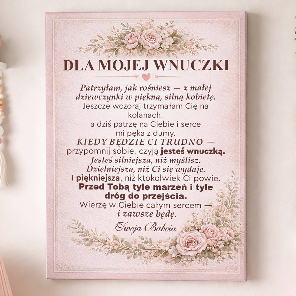 Obraz dla Wnuczki od Babci
