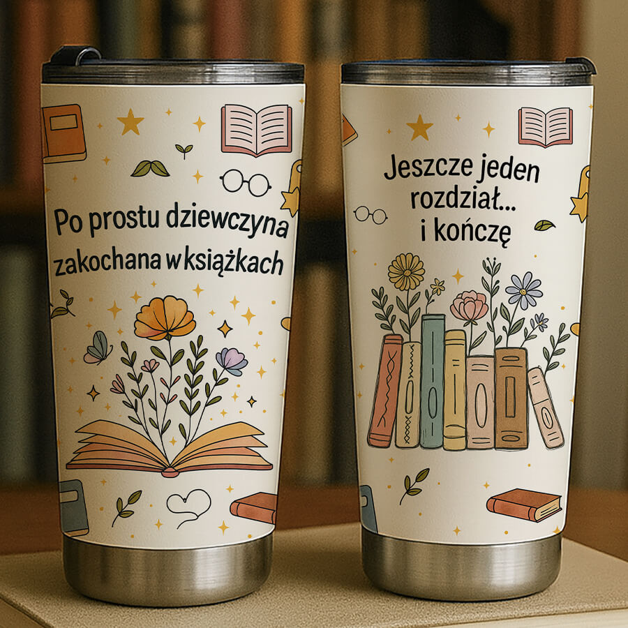 Kubek termiczny dla Miłośników Książek