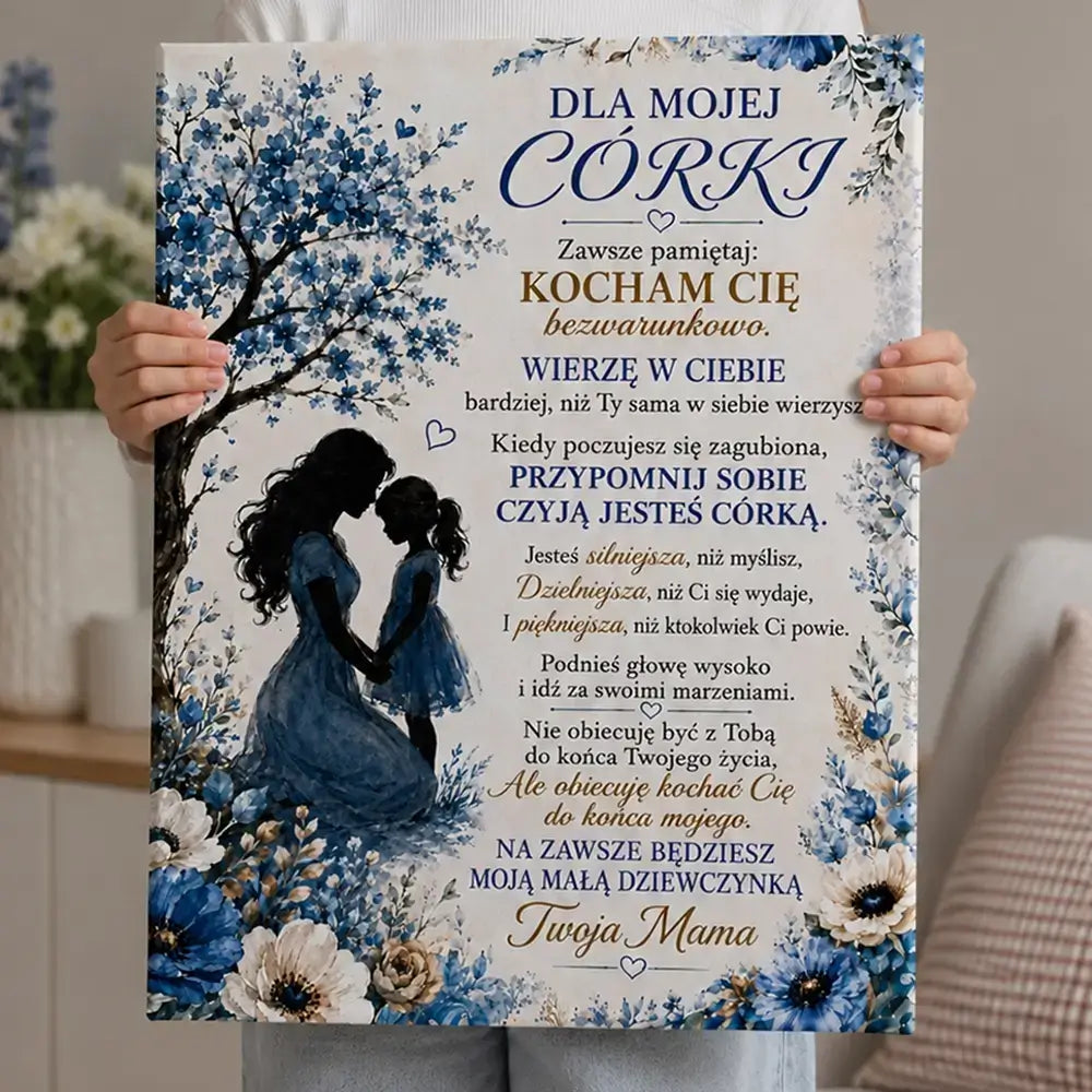 Obraz dla Córki od Mamy na Płótnie