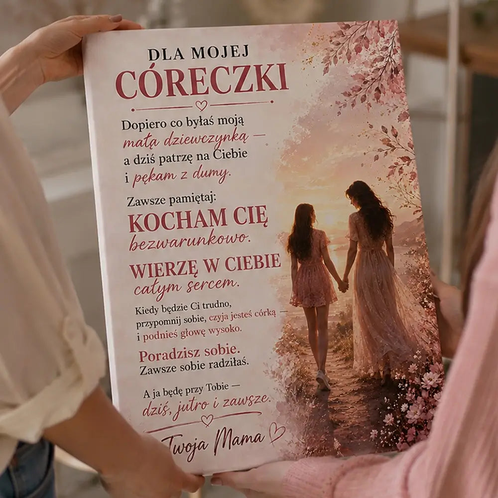 Autorski Obraz dla Córeczki na Płótnie